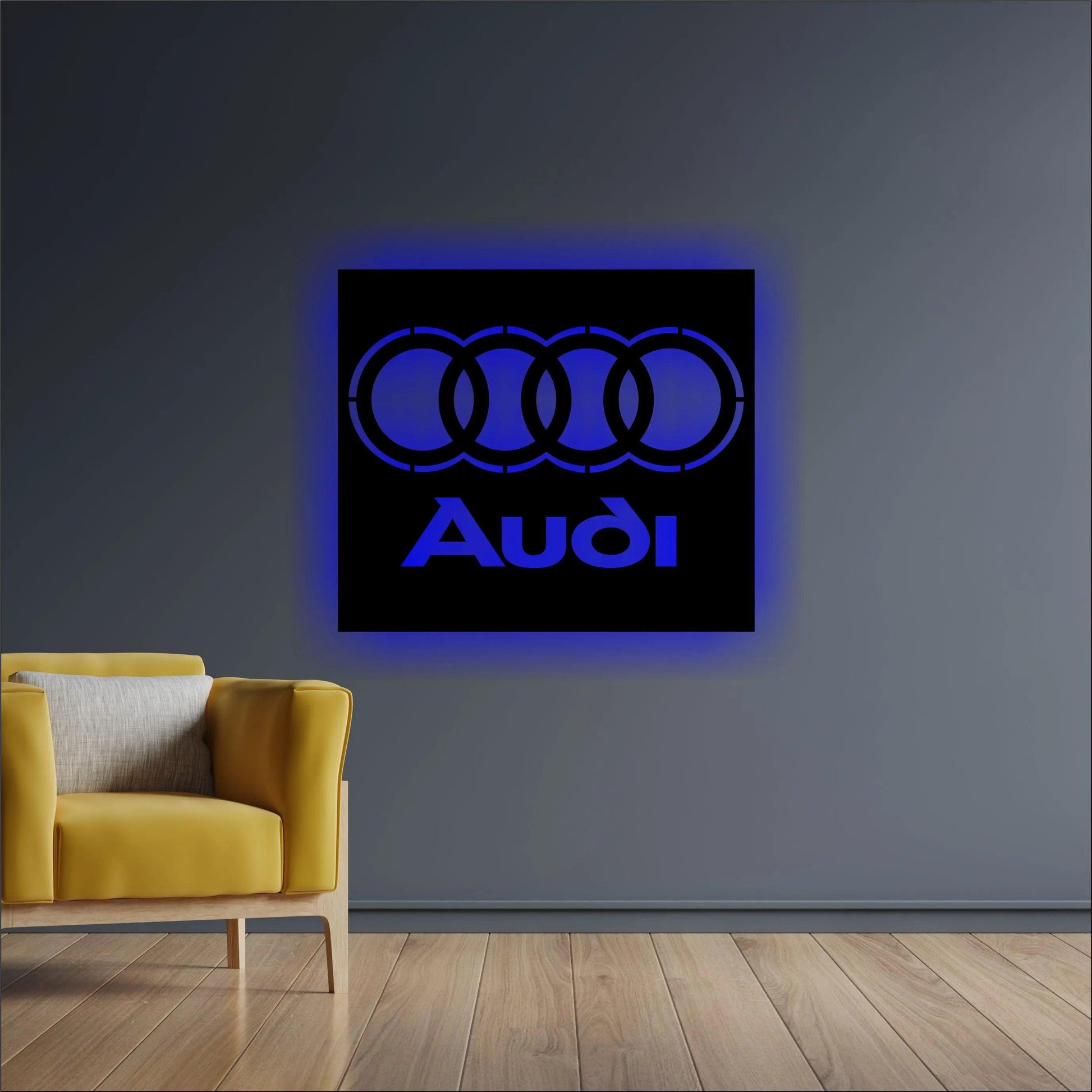 Audi Car - Luxury Car - Backlit LED Logo - Litup Store