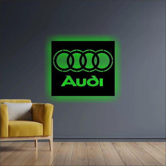 Audi Car - Luxury Car - Backlit LED Logo - Litup Store