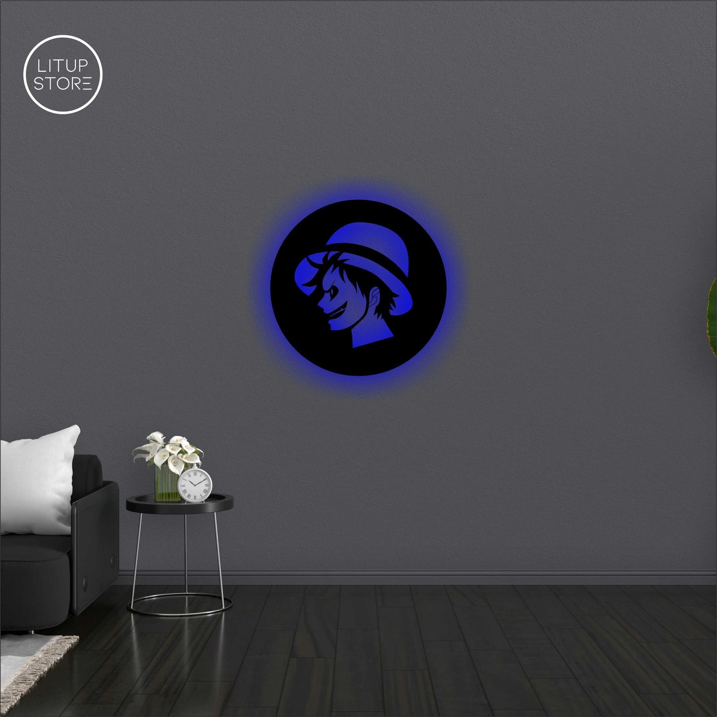 Luffy - Anime -  Backlit LED Logo