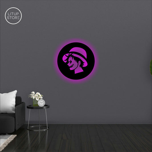 Luffy - Anime -  Backlit LED Logo