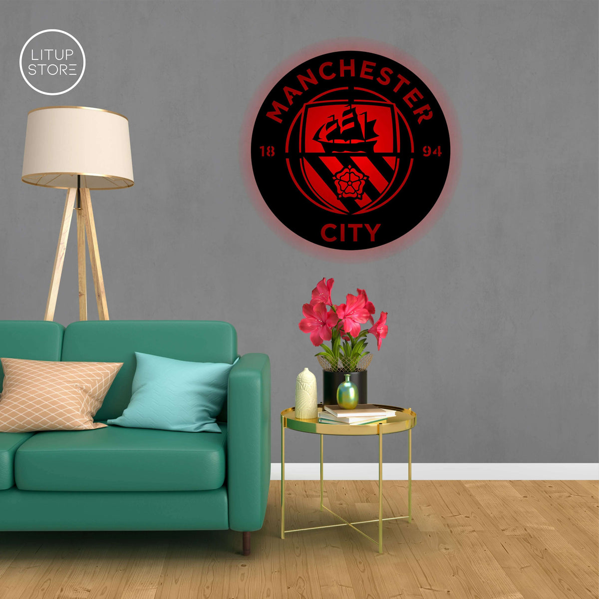 Manchester City Football Club Backlit LED Logo Vibex Litup Store manchester-city-football-club-backlit-led-logo-vibex-litup-store