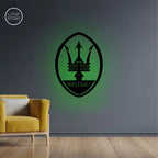 Maserati Car - Luxury Car - Backlit LED Logo