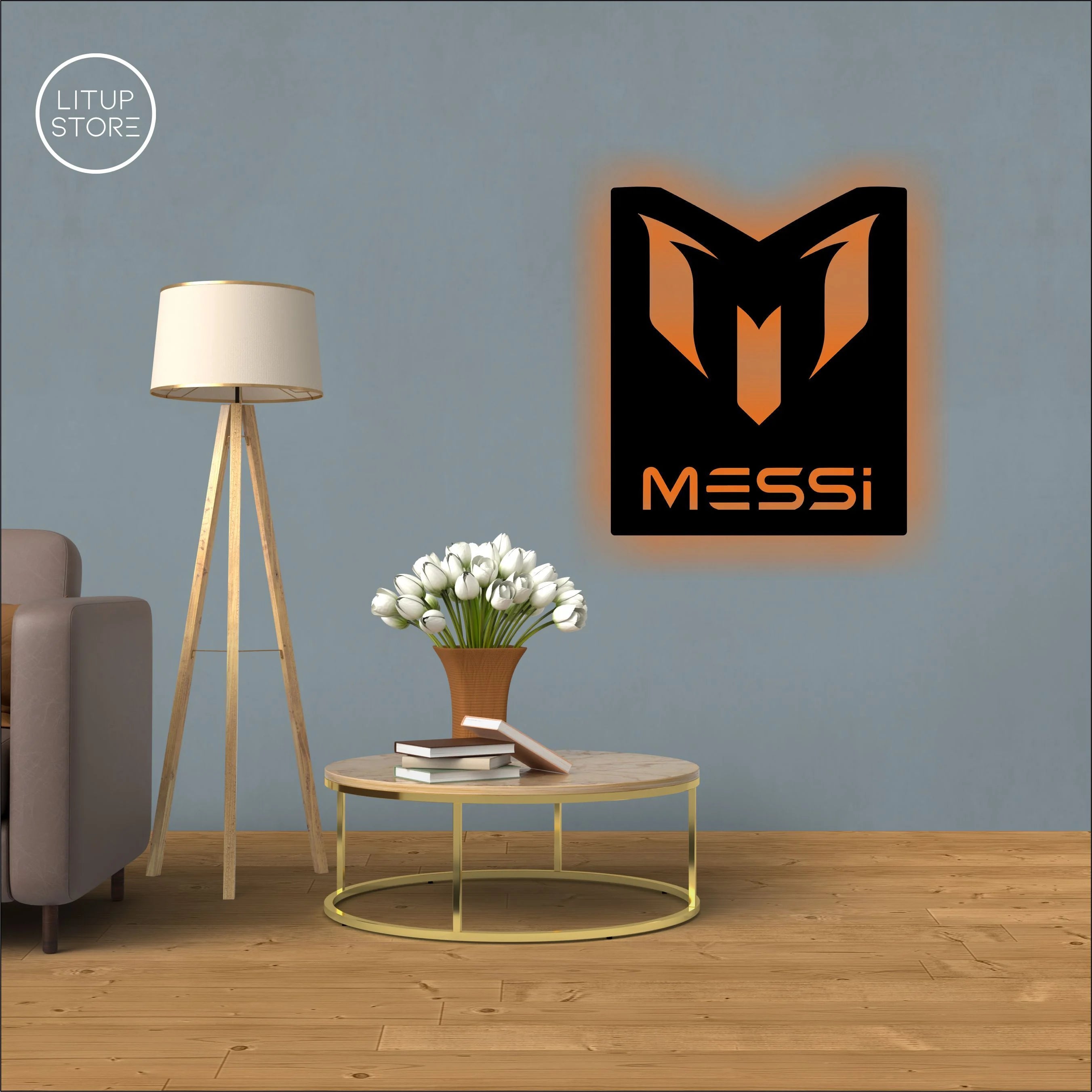 Messi Logo Bar White & Black Kid's Beach Towel | The Messi Store