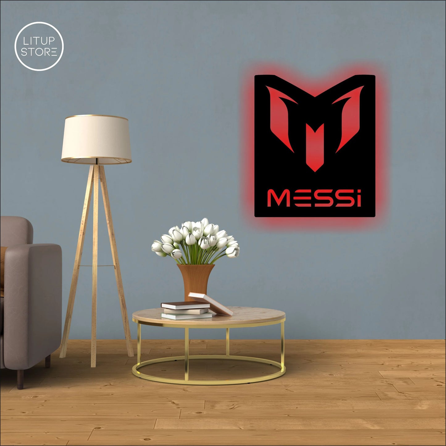 Messi - Football Club -  Backlit LED Logo