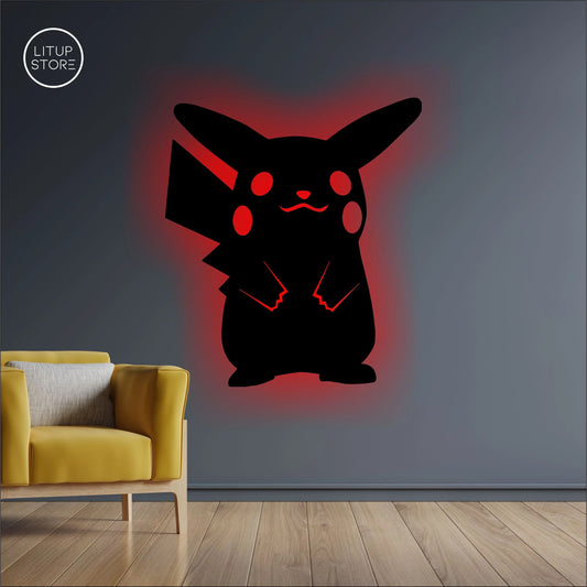 Pokemon Pikachu - Backlit LED Logo