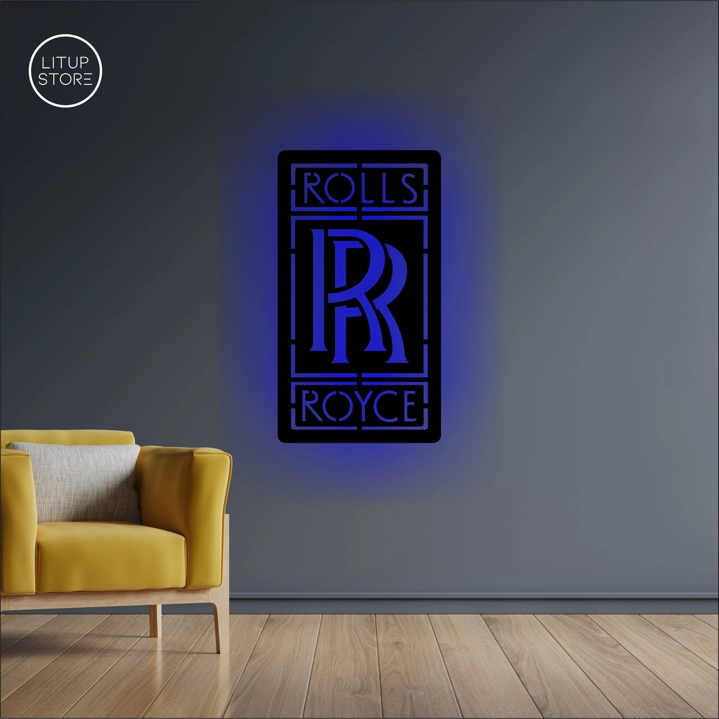 Rolls Royce Car - Luxury Car - Backlit LED Logo