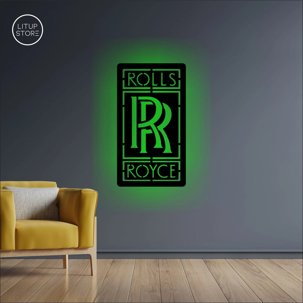 Rolls Royce Car - Luxury Car - Backlit LED Logo