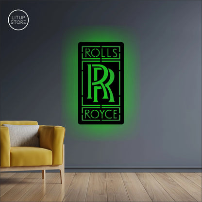 Rolls Royce Car - Luxury Car - Backlit LED Logo