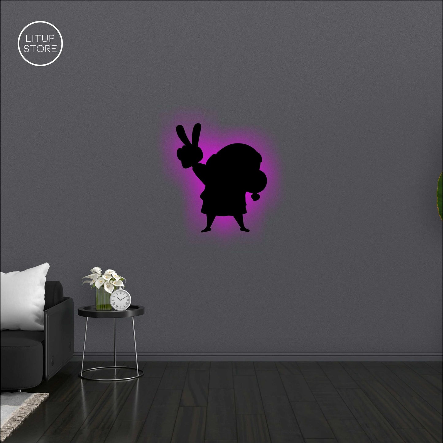 Shinchan - Anime -  Backlit LED Logo