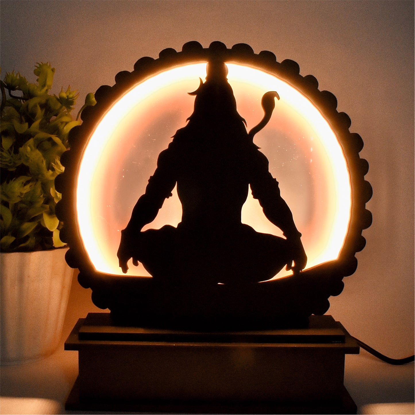 Shiv Ji LED Desk Lamp – A Divine Glow for Your Space