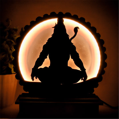 Shiv Ji LED Desk Lamp – A Divine Glow for Your Space