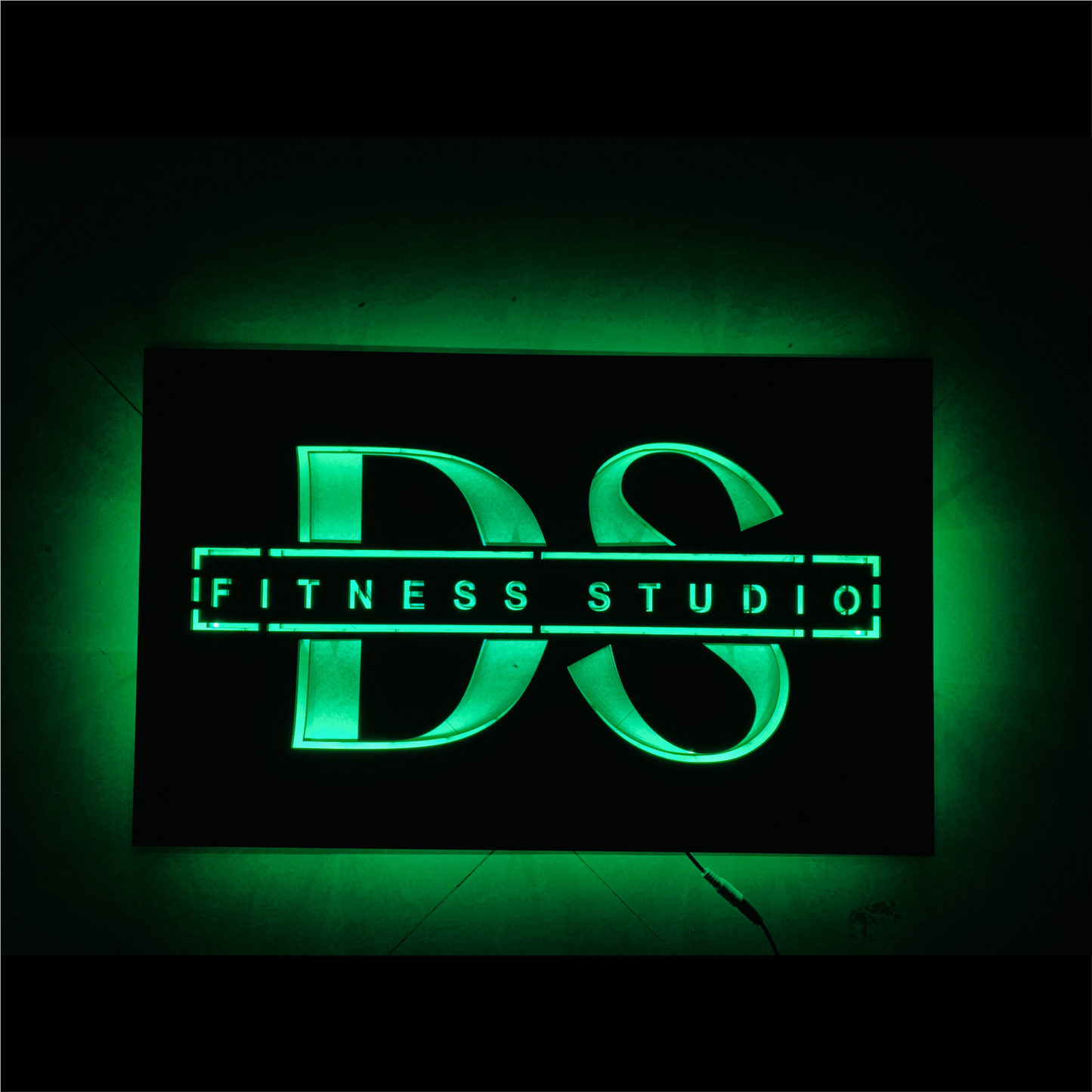 Customized Backlit LED Logo for Office, Shop, Home, Fitness Places, etc | Vibex