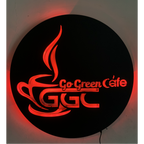 Customized Backlit LED Logo for Office, Shop, Home, Fitness Places, etc | Vibex