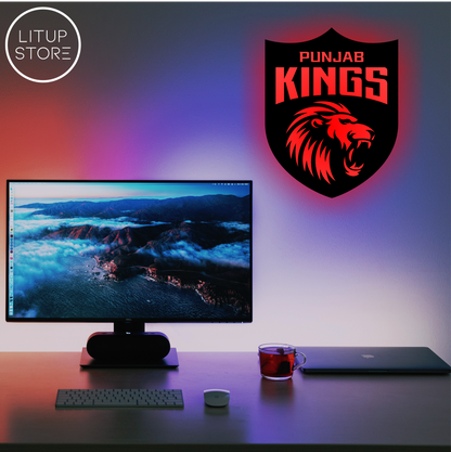 Punjab Kings - IPL - Backlit LED Logo| Vibex