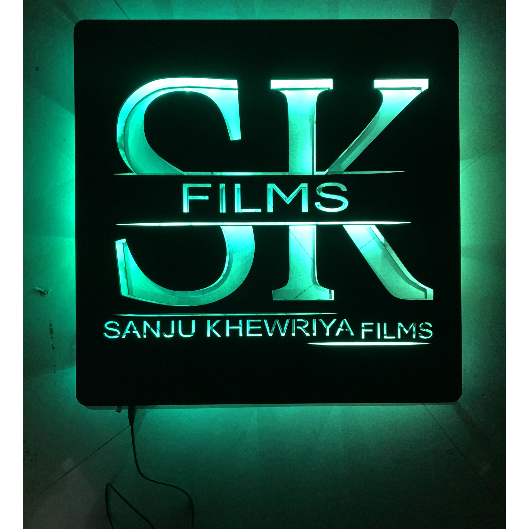 Customized Backlit LED Logo for Office, Shop, Home, Fitness Places, etc | Vibex